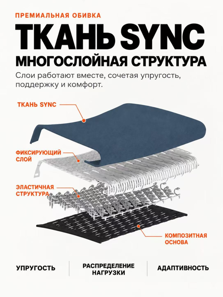 Ткань Sync Herman Miller Embody Gaming