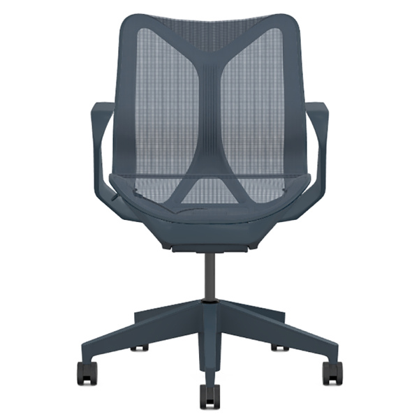 Кресло Herman Miller Cosm, низкая спинка, цвет Nightfall, нерегулируемые подлокотники