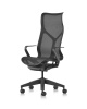 Кресло Herman Miller Cosm, высокая спинка, цвет Graphite, нерегулируемые подлокотники