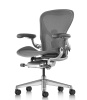 Кресло Herman Miller Aeron Carbon / Polished Aluminum, размер B