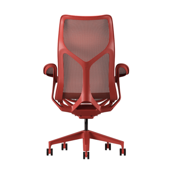 Кресло Herman Miller Cosm, высокая спинка, цвет Canyon, подлокотники «лепестки» (Leaf)