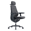 Кресло LiberNovo Maxis Airflow (версия с вентиляцией), размер 52 см, цвет Graphite, с подставкой для ног. Глобальная версия