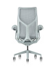 Кресло Herman Miller Cosm, высокая спинка, цвет Glacier, подлокотники «лепестки» (Leaf)