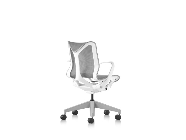 Кресло Herman Miller Cosm, низкая спинка, цвет Mineral, нерегулируемые подлокотники