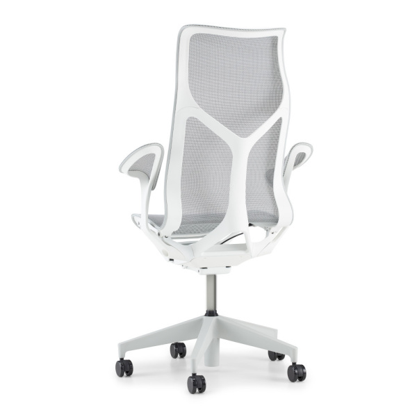 Кресло Herman Miller Cosm, высокая спинка, цвет Mineral, подлокотники «лепестки» (Leaf)