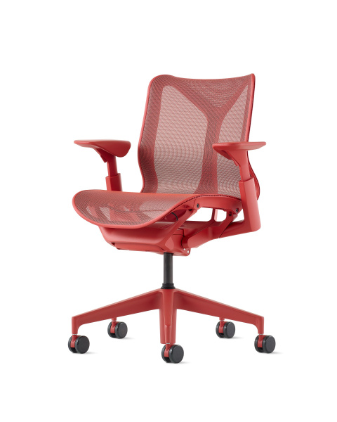 Кресло Herman Miller Cosm, низкая спинка, цвет Canyon, регулируемые подлокотники