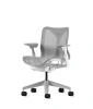 Кресло Herman Miller Cosm, низкая спинка, цвет Mineral, регулируемые подлокотники