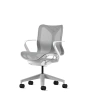 Кресло Herman Miller Cosm, низкая спинка, цвет Mineral, нерегулируемые подлокотники