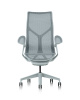 Кресло Herman Miller Cosm, высокая спинка, цвет Glacier, подлокотники «лепестки» (Leaf)