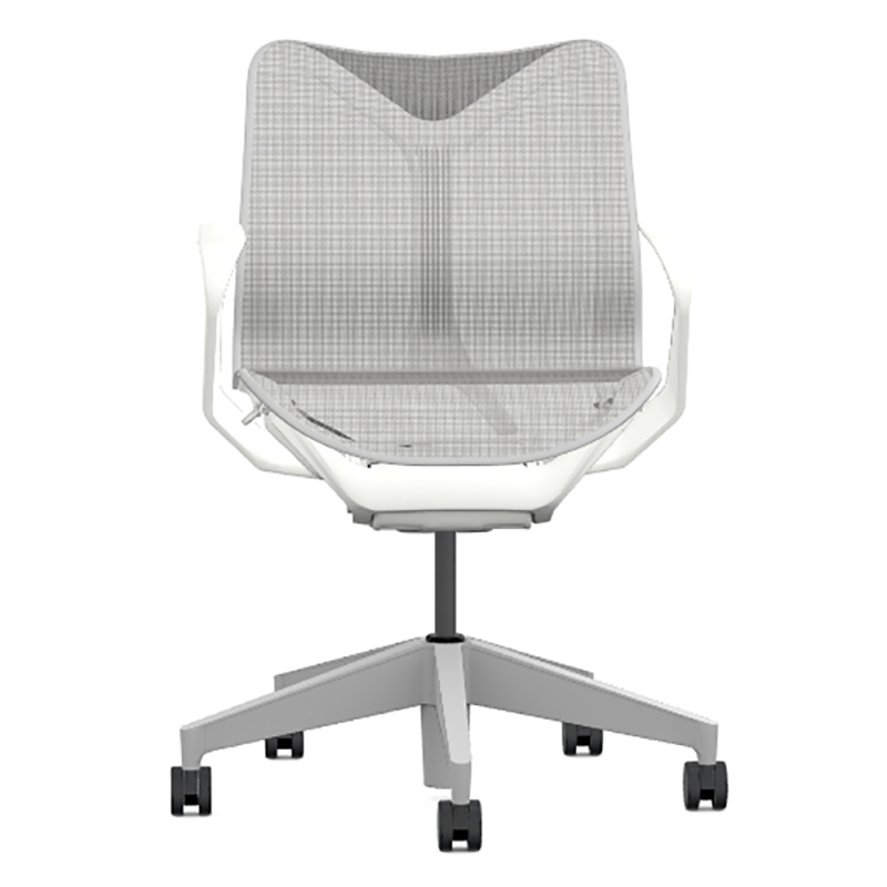 Кресло Herman Miller Cosm, низкая спинка, цвет Mineral, нерегулируемые подлокотники