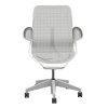 Кресло Herman Miller Cosm, средняя спинка, цвет Mineral, подлокотники «лепестки» (Leaf)